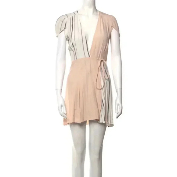 Reformation Cora Mini Wrap Dress - Picture 3 of 7